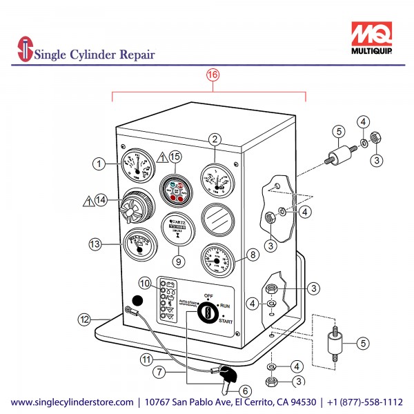 Multiquip R52EP25017000 Control Box