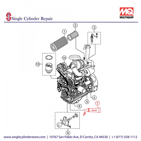 Multiquip RE524832 SEALANT