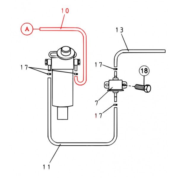 Multiquip Y0191200370 Suction Hose Denyo