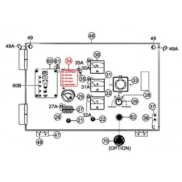 Multiquip Y0602203000 Controller Denyo