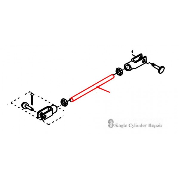 Multiquip 18145 Rod, Brake Control WPB16