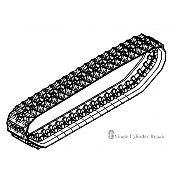 Multiquip 805929 Track, Rubber