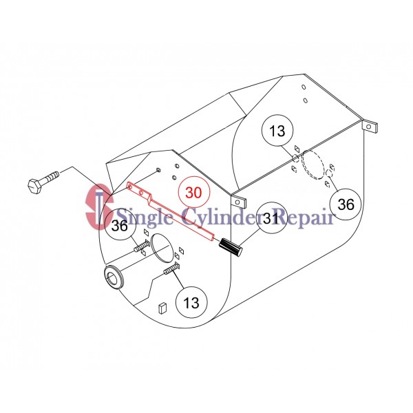 Multiquip EM201537 Dump Lever