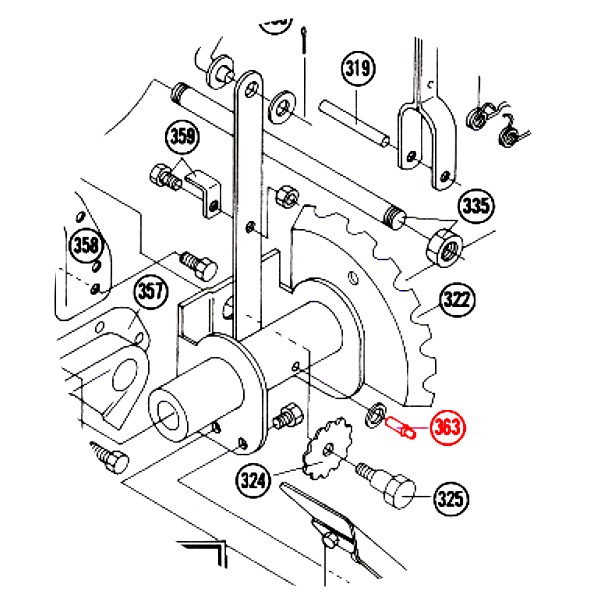 Power Trim Edger 363 Grease Fitting w/ Washer