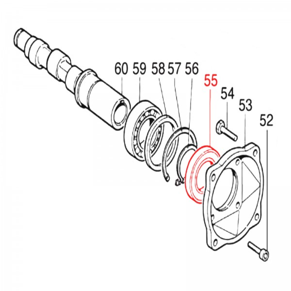 Rice Hydro 00190075 Oil Seal