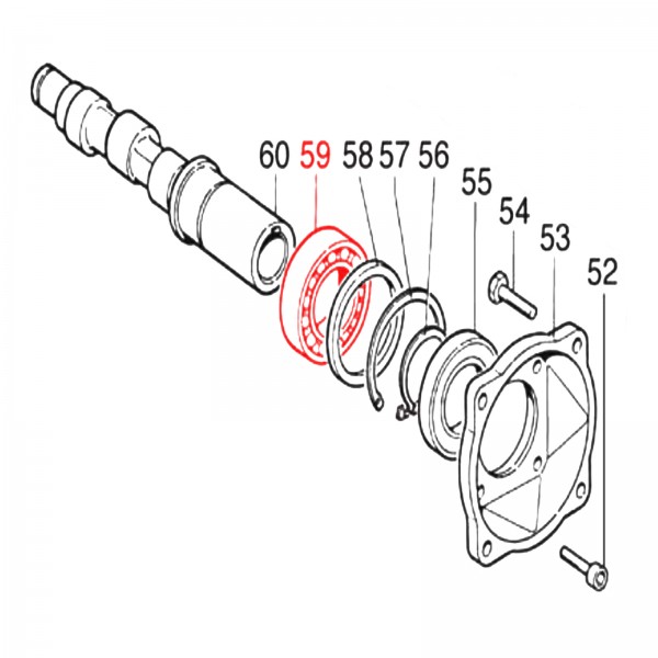 Rice Hydro 04380015 Ball Bearing