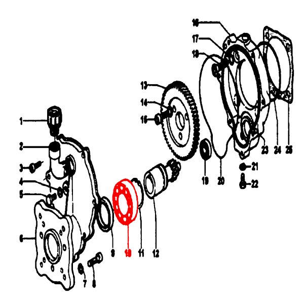 Rice Hydro D3-0438-0068 Bearing