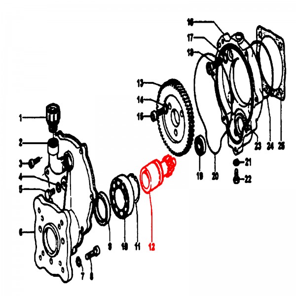 Rice Hydro D3-2402-0152 Shaft