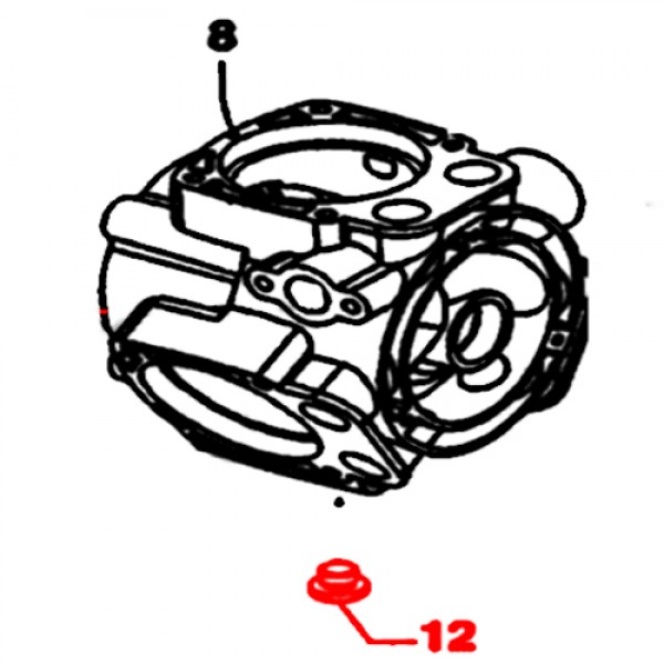 Rice Hydro D3-3200-0080 Oil Plug