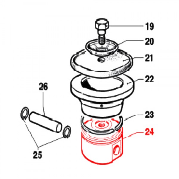 Rice Hydro D8-2409-0081 Piston Sleeve