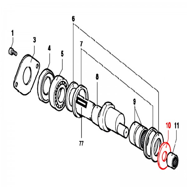 Rice Hydro D8-2813-0024 Connecting Rod Washer