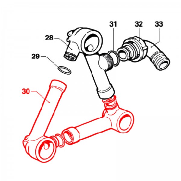 Rice Hydro D8-3213-0012 Suction Pipe