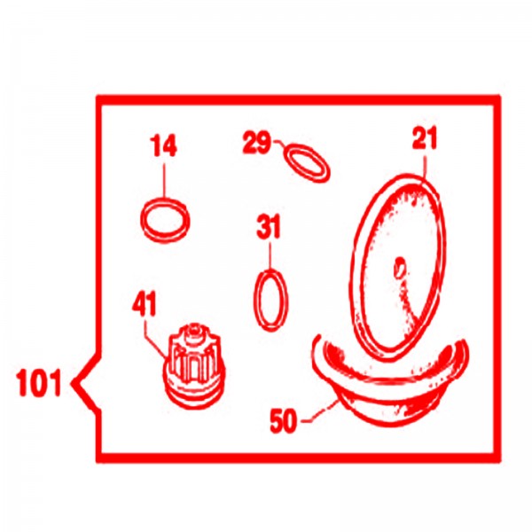 Rice Hydro D8-5026-0326 Rebuild Kit