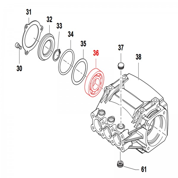 Rice Hydro EWD-0438-0137 Ball Bearing