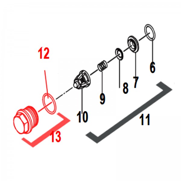 Rice Hydro EWS-3202-0441 Suction Cap Kit