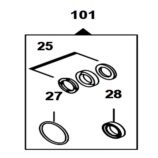 Rice Hydro EWS-5019-0799 Water Seal Kit