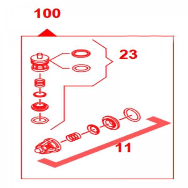 Rice Hydro EWS-5025-0075 Complete Valve Kit