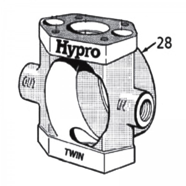 Rice Hydro HYPRO-0100-5200C Pump Body