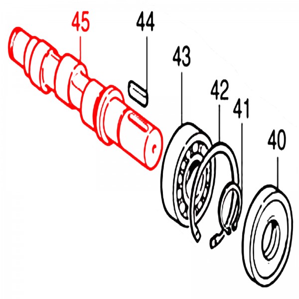 Rice Hydro LWD-00010286 Throughshaft Ø24 2015 S