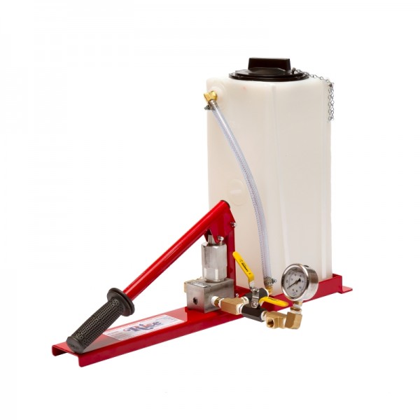 Rice Hydro MTP-15-3GT Manual Hand Operated Hydrostatic Test Pump 1500 PSI, with Reservoir Tank