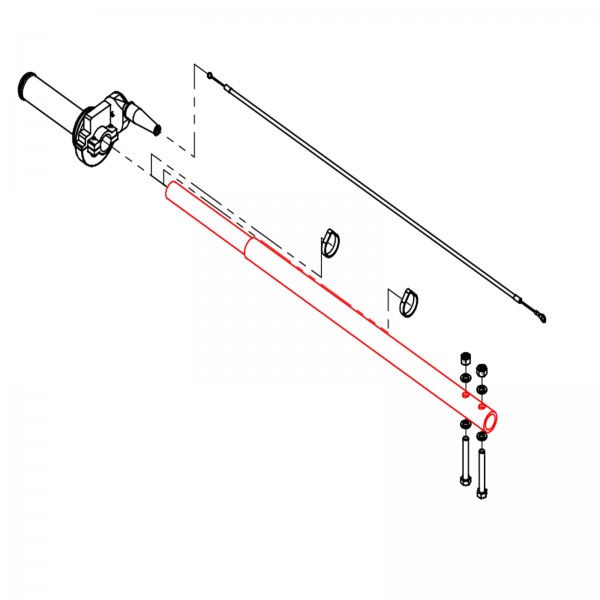 Rice Hydro TM11-HANDLE-THROTTLE Throttle - Handle Only