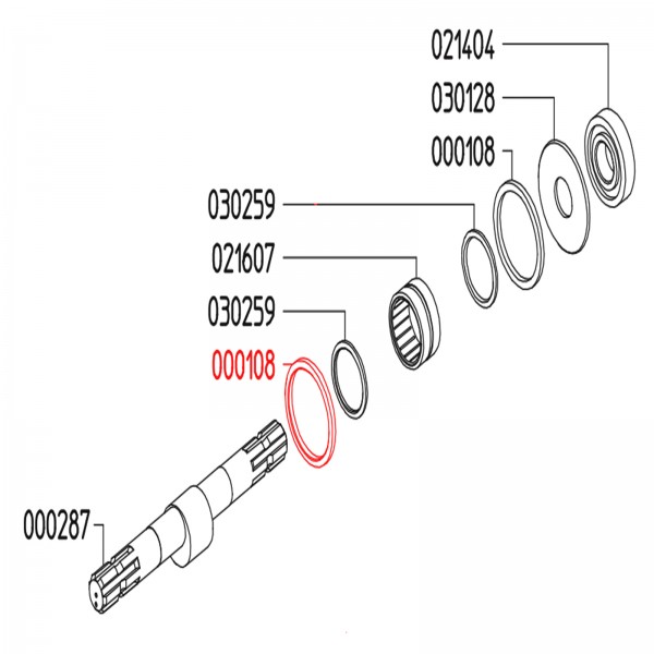 Rice Hydro UD02-0001.08 Retainer Ring