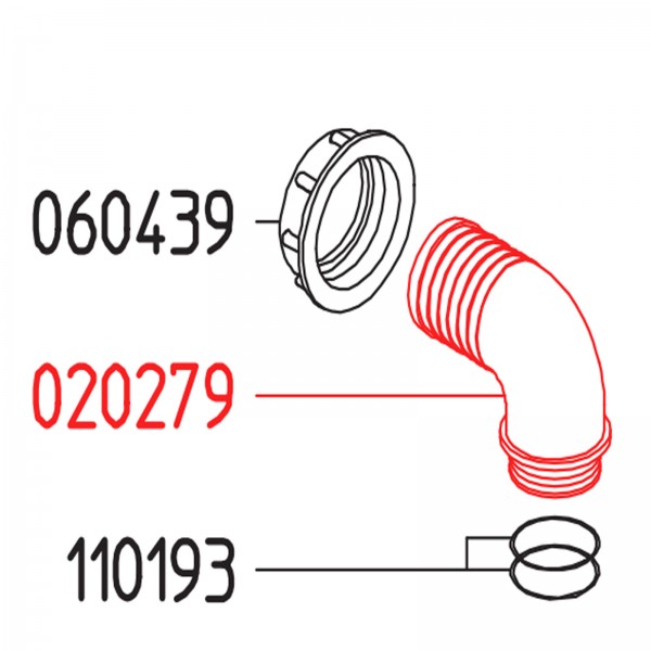 Rice Hydro UD02-0202.79 Inlet Hose Barb