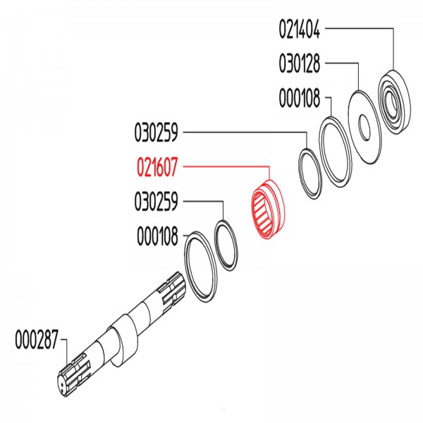 Rice Hydro UD02-0216.07 Roller Bearing