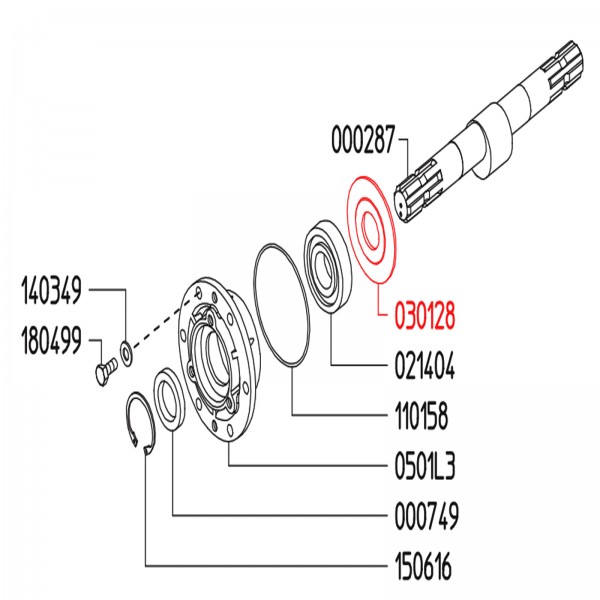 Rice Hydro UD02-0301.28 Rod Disc