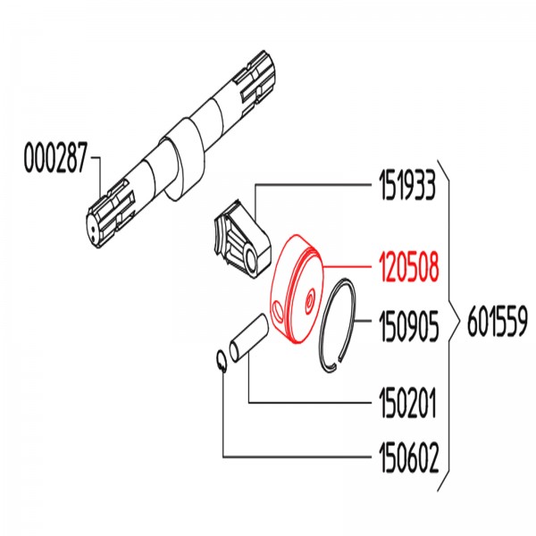 Rice Hydro UD02-1205.08 Aluminium Piston