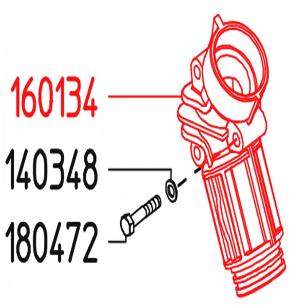 Rice Hydro UD02-1601.34 Inlet-Outlet Manifold