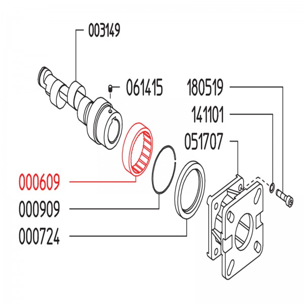 Rice Hydro UD04-0006.09 Bearing