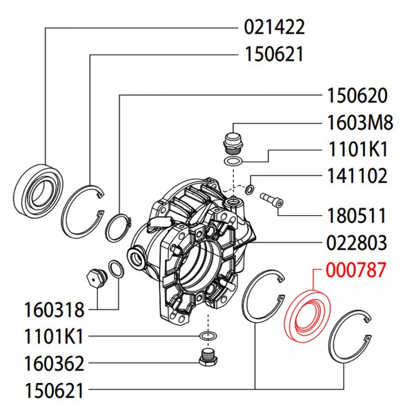 Rice Hydro UD04-0007.87 Seal