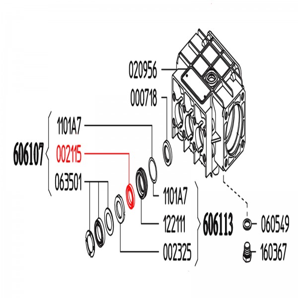 Rice Hydro UD04-0021.15 Water Seal