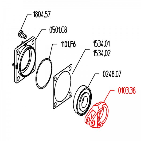 Rice Hydro UD04-0103.38 Bronze Connecting Rod