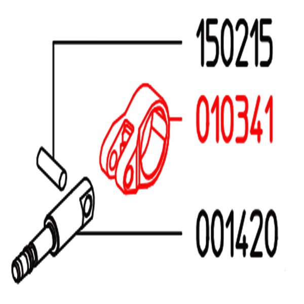 Rice Hydro UD04-0103.41 Aluminum Connecting Rod