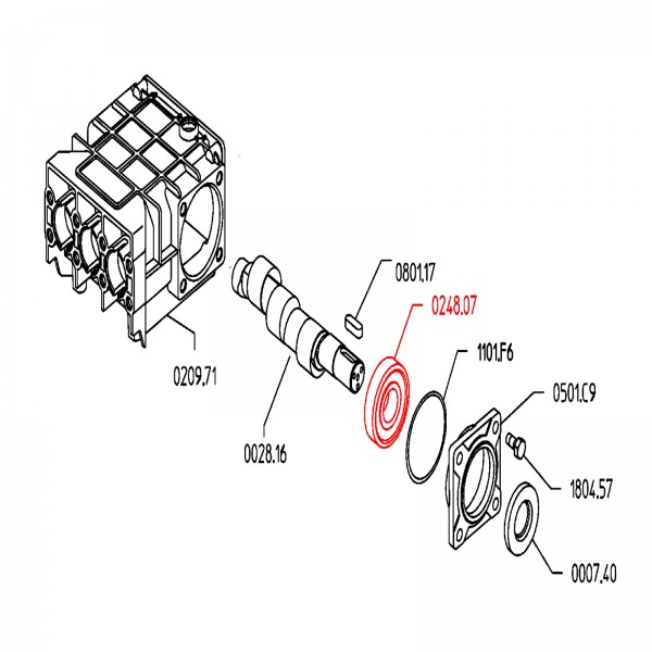 Rice Hydro UD04-0115.07 Rod Guide