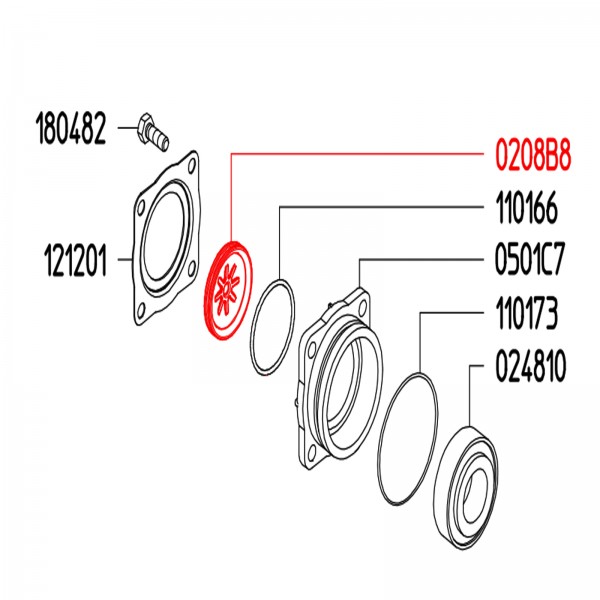 Rice Hydro UD04-0208.B8 Oil Sight Glass