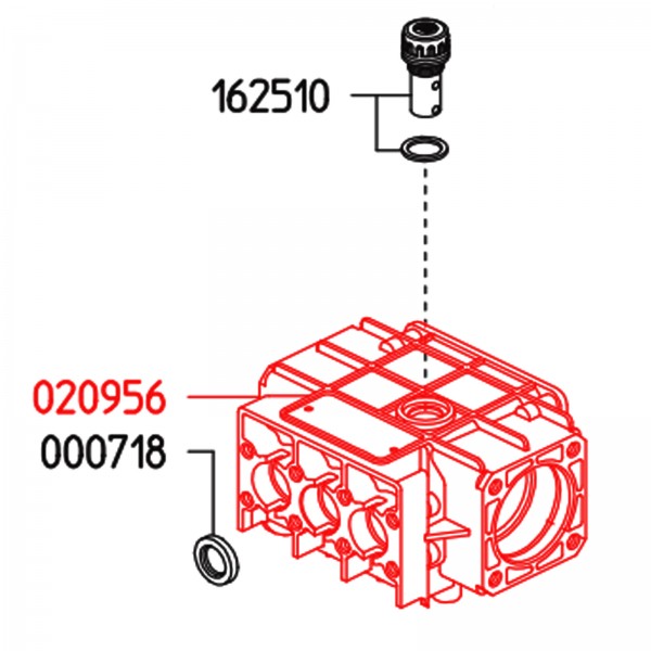 Rice Hydro UD04-0209.56 Crankcase