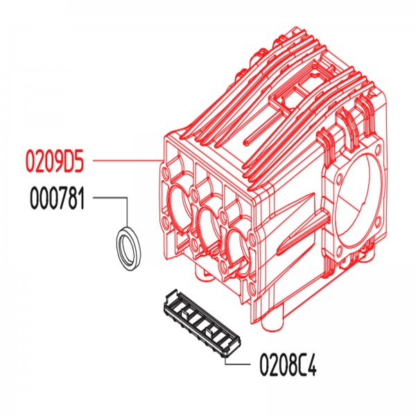 Rice Hydro UD04-0209.D5 Crankcase