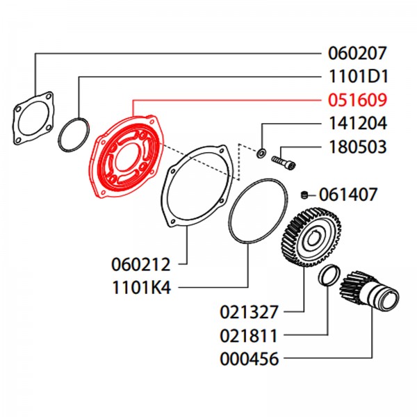 Rice Hydro UD04-0516.09 Flange