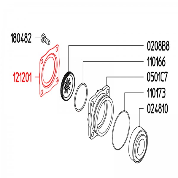 Rice Hydro UD04-1212.01 Retainer - Oil Sight Glass