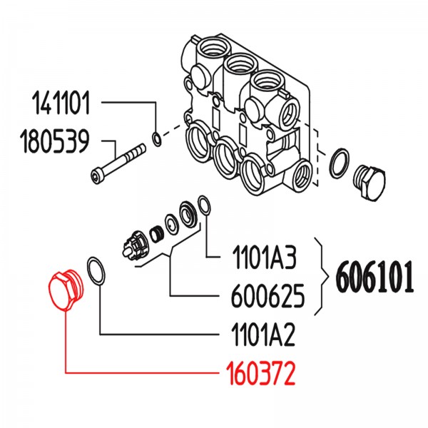 Rice Hydro UD04-1603.72 Valve Cap