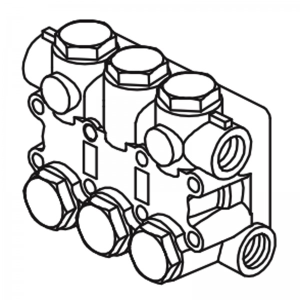 Rice Hydro UD04-6017.20 Complete Manifold Assembly