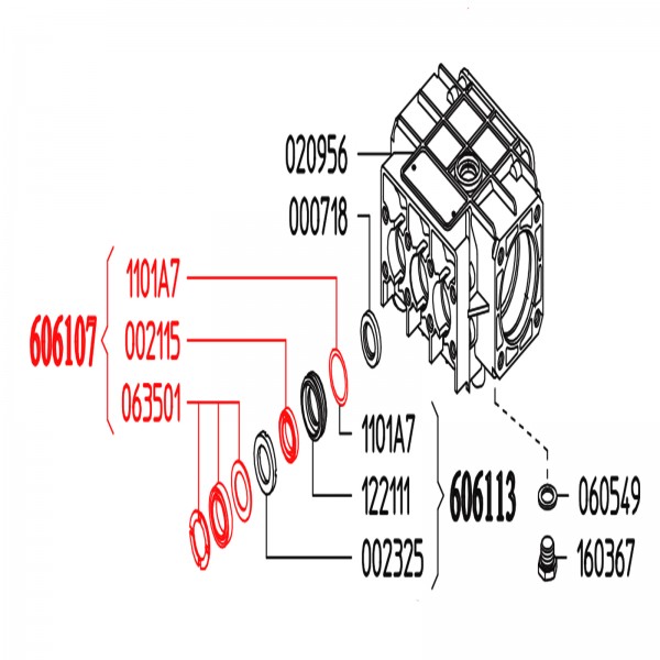 Rice Hydro UD04-6061.07 Seal Kit