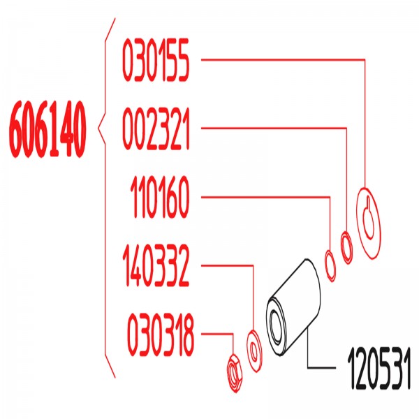 Rice Hydro UD04-6061.40 Plunger Kit