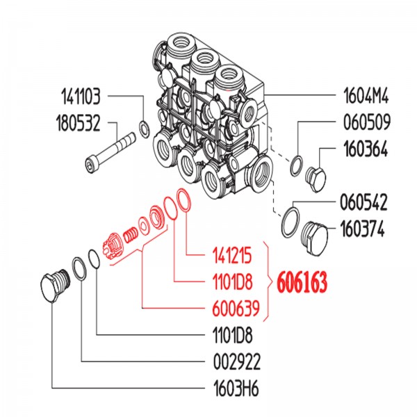 Rice Hydro UD04-6061.63 Valve Kit