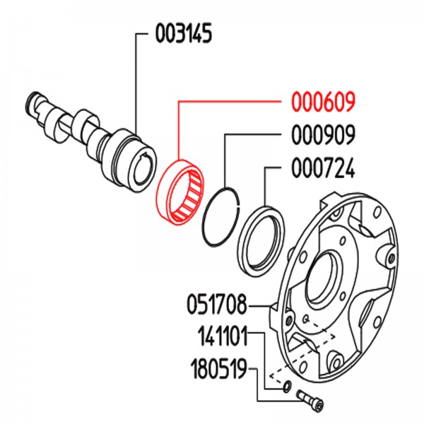 Rice Hydro UDO4-0006.09 Bearing