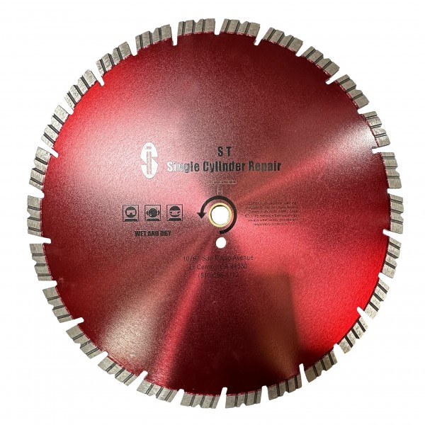 Buy Single Cylinder Repair SCRATS16 Diamond Blade (16") for Concrete Saw Use on Stihl TS800, Husqvarna K970-16