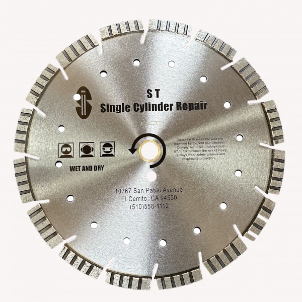 Buy Single Cylinder Repair SCRLSTS14FH Super Combo All-Cut Blades 14" x .125 x 1"-20mm, 12mm Segs